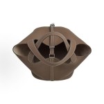 HERMES Picotin Lock 22 silver buckle basket bucket bag handbag for women, 18 Etoupe Elephant grey